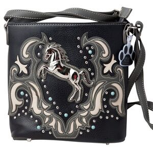Horse Purse Crossbody Handbag Western Equestrian Cowgirl Gifts Women Bag Country